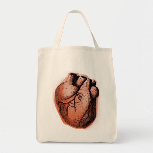 Anatomisch correct hart tote bag (Voorkant)