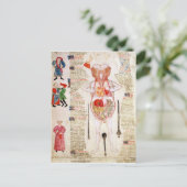 Anatomisch diagram briefkaart (Staand voorkant)