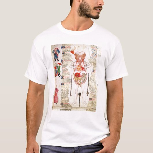 Anatomisch diagram t-shirt (Voorkant)