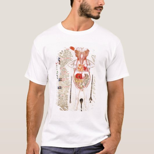 Anatomisch diagram t-shirt (Voorkant)