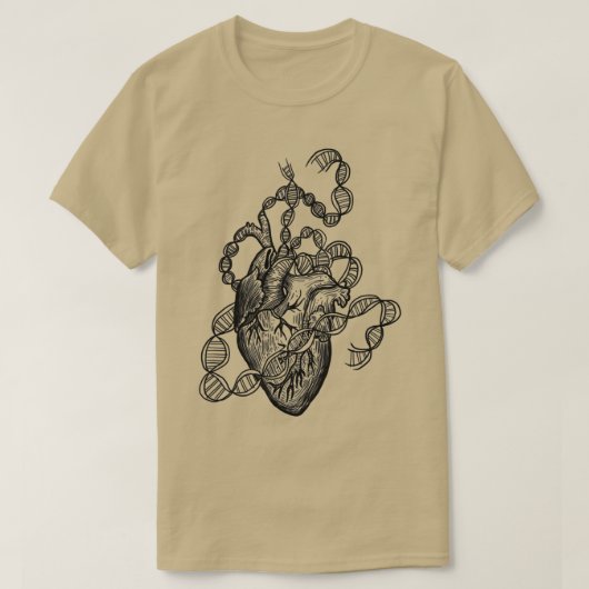 Anatomisch DNA-hart T-shirt (Design voorkant)