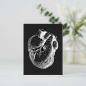 Anatomisch gecorrigeerd hart briefkaart (Staand voorkant)