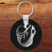 Anatomisch gecorrigeerd hart sleutelhanger (Voorkant)
