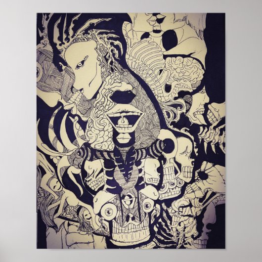 anatomisch gesteente poster (Voorkant)