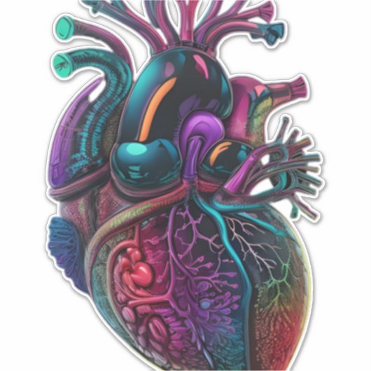Anatomisch hart 3 sticker (Voorkant)