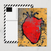 anatomisch hart briefkaart (Voorkant / Achterkant)