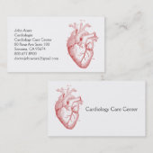 Anatomisch hart Cardiologie Arts Visitekaartje (Voorkant / Achterkant)