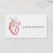 Anatomisch hart Cardiologie Arts Visitekaartje (Achterkant)
