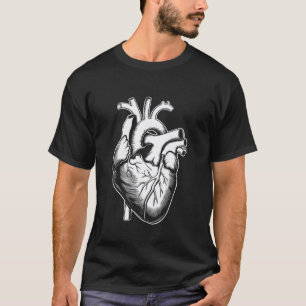 Anatomisch Hart Cardiologie Medisch Hartverpleegku T-shirt