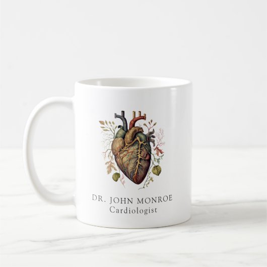 Anatomisch hart cardioloog arts koffiemok (Links)