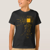 Anatomisch Hart Cpu Processor Computerwetenschap P T-shirt (Voorkant)