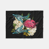 Anatomisch Hart en Bloemen Doctor Valentijn Fleece Deken (Voorkant (Horizontaal))