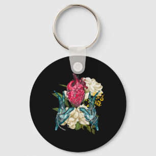 Anatomisch Hart En Bloemen Dokter Valentijn Sleutelhanger