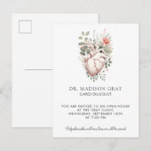 Anatomisch Hart Medische Cardiologie Open Huis Uitnodiging Briefkaart (Voorkant / Achterkant)