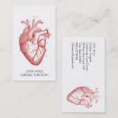 Anatomisch hart Medische hartchirurg Visitekaartje (Voorkant / Achterkant)