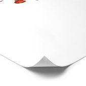 Anatomisch Hart met Bloemen Art #2BFE2 Poster (Hoek)