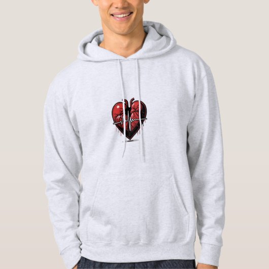 Anatomisch hart met Live Battement Hoodie (Voorkant)