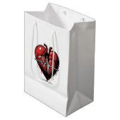 Anatomisch hart met Live Battement Medium Cadeauzakje (Voorkant Gekanteld)