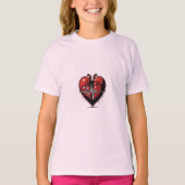 Anatomisch hart met Live Battement T-shirt (Voorkant)