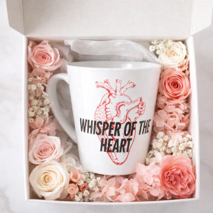 Anatomisch Hart Minimalistische Latte Mok - Fluist
