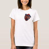 Anatomisch hart t-shirt (Voorkant)