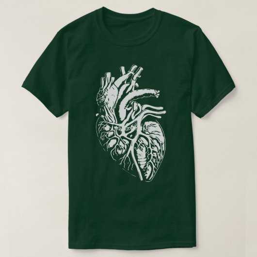 Anatomisch hart t-shirt (Design voorkant)