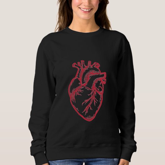 Anatomisch Hart Valentijns T-Shirt (Voorkant)