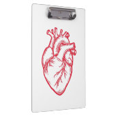 Anatomisch Hart Valentijns T-shirt Klembord (Rechts)