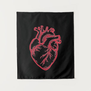 Anatomisch Hart Valentijns T-shirt Wandkleed