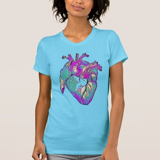 Anatomisch hart Verpleegkundige T-shirt (Voorkant)