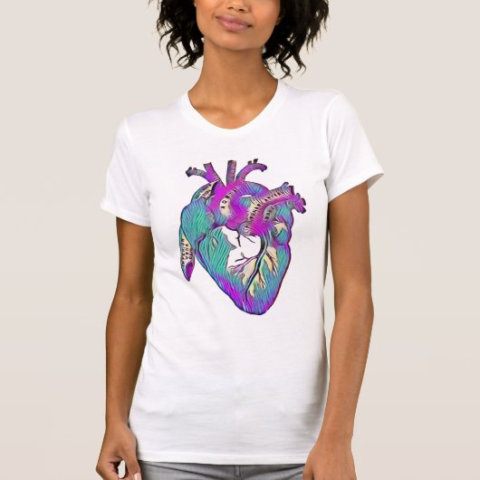 Anatomisch hart Verpleegkundige T-shirt (Voorkant)