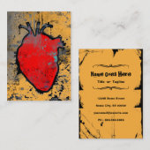 anatomisch hart visitekaartje (Voorkant / Achterkant)