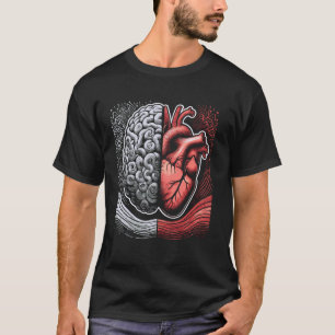 Anatomisch Hart Vs Hersenen Geneeskunde Anatomie W T-shirt