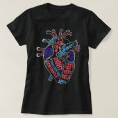 Anatomisch hart, zenuwstelsel t-shirt (Design voorkant)