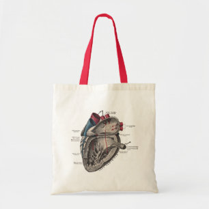 anatomisch hartdiagram tote bag