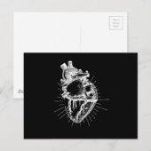 Anatomisch hartzwart/wit Collectie Briefkaart (Voorkant / Achterkant)