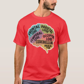 Anatomisch hersenwetenschapper cadeau retro t-shirt