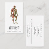 Anatomisch Lichaam Chiropractor Benoeming & Visitekaartje (Voorkant / Achterkant)