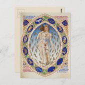Anatomisch Man in Très Riches Heures van Duke Berr Briefkaart (Voorkant / Achterkant)