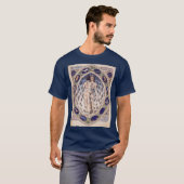 Anatomisch Man van de dierenriem T-shirt (Voorkant volledig)