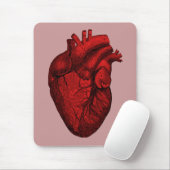 Anatomisch menselijk hart muismat (Met muis)