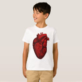 Anatomisch menselijk hart t-shirt (Voorkant volledig)