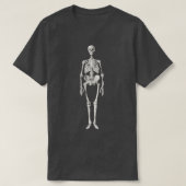 Anatomisch menselijk skelet t-shirt (Design voorkant)
