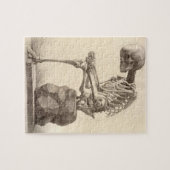  anatomisch skelet legpuzzel (Horizontaal)