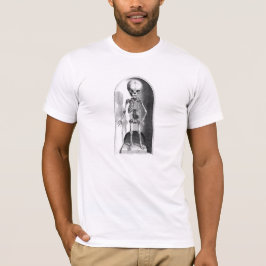 Anatomisch Skelet voor en achter kind T-shirt