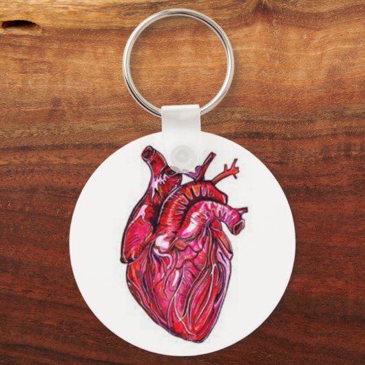 Anatomisch Sleutelhanger van het hart (Voorkant)