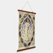 anatomisch zodiac Man Hangend Wandkleed (Gebogen)