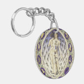 Anatomische Dierenriem Tekenen Man Kaart Sleutelhanger (Voorkant Links)