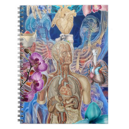 Anatomische flora: een blauwdruk in bloei notitieboek