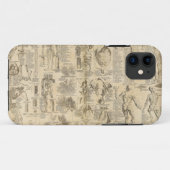 Anatomische Grafiek uit Cyclopaedie 1728 Case-Mate iPhone Case (Achterkant (horizontaal))